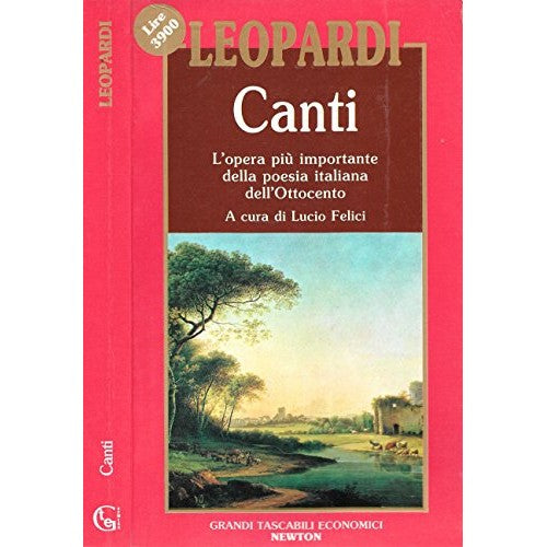 Libro - CANTI - Giacomo Leopardi