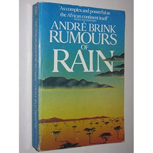 Libro - Rumours of Rain - Brink, Andre