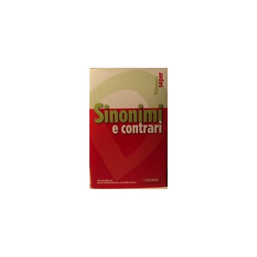 Book - Synonyms and antonyms (special opportunity edition) - Craici, Laura