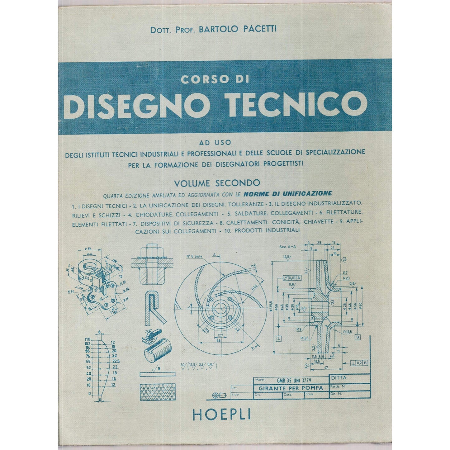 Libro - CORSO DI DISEGNO TECNICO vol 2 - AA VV
