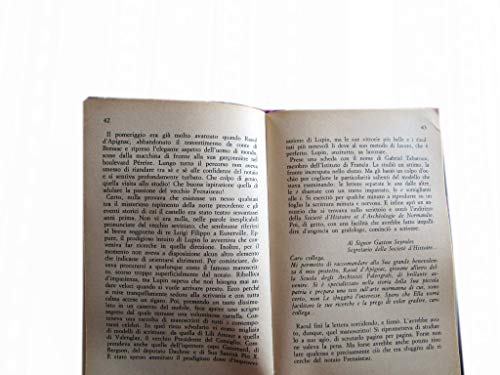 Libro - IL SEGRETO D'EUNERVILLE GLI INEDITI DI ARSENE LUPIN - SONZOGNO 1974 - Leblanc Maurice