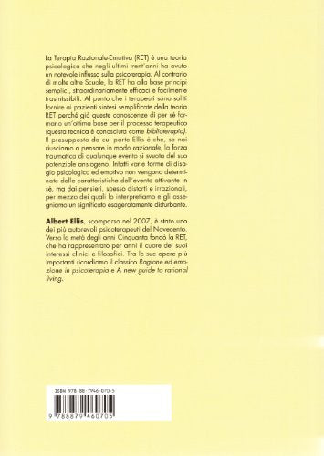 Libro - L'autoterapia razionale-emotiva. Come pensare in modo psicologicamente efficace - Ellis, Albert