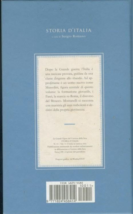 Librisaggi 'italia IN Camicia NERA (1919 AL 3 Gennaio 1925), L
