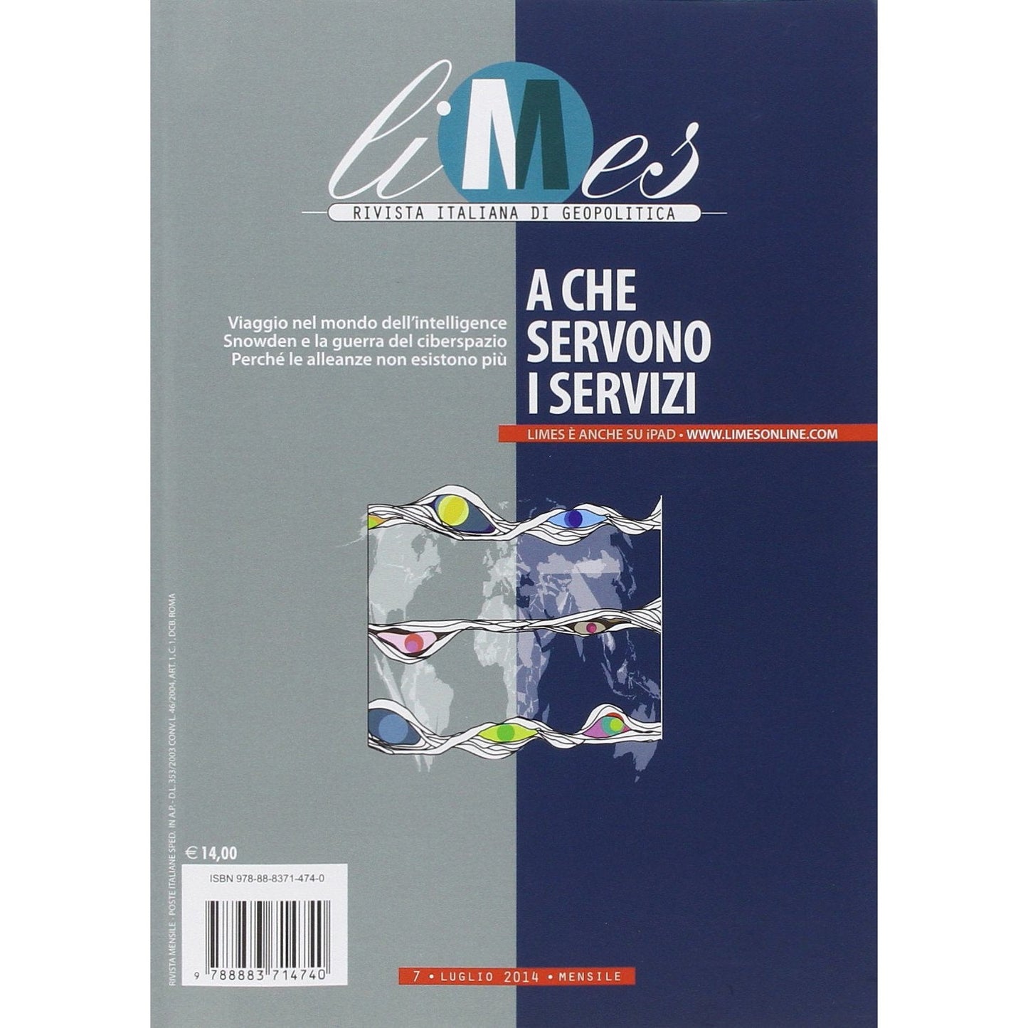 Libro - Limes Rivista italiana di geopolitica A che servono i serviz