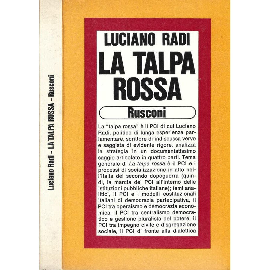 Libro - La talpa rossa - Luciano, Radi