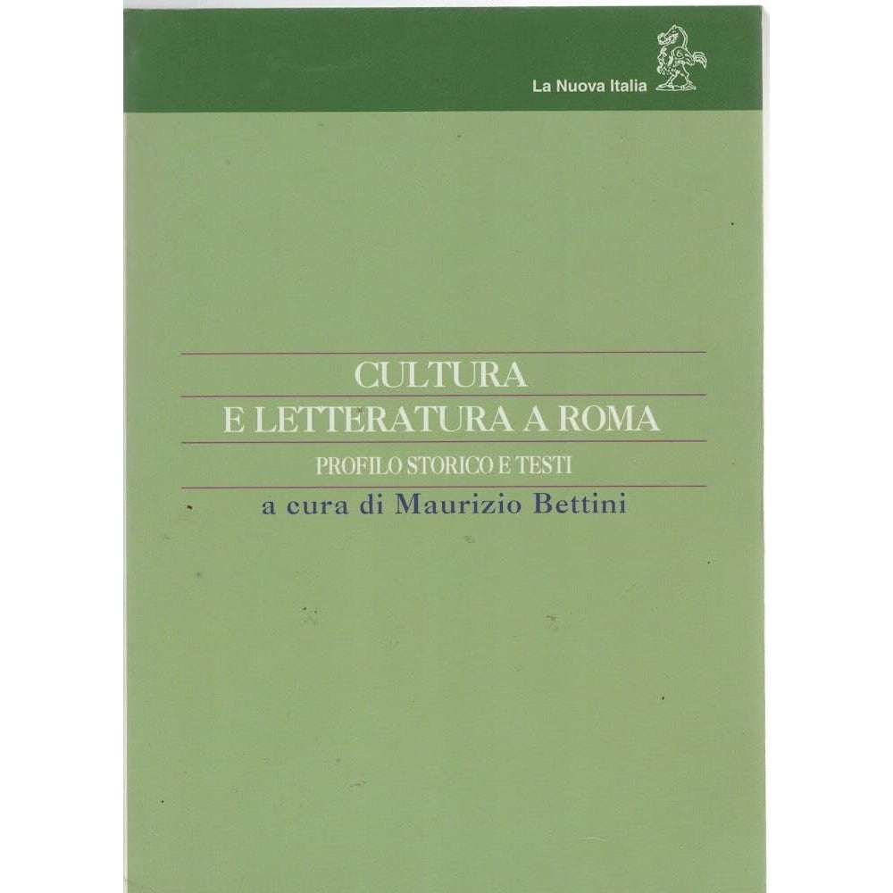 Libro - Cultura e letteratura a Roma Profilo storico e test - Fo, A.