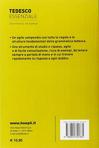 Libro - Tedesco essenziale: Grammatica ed esempi - Aa. Vv.