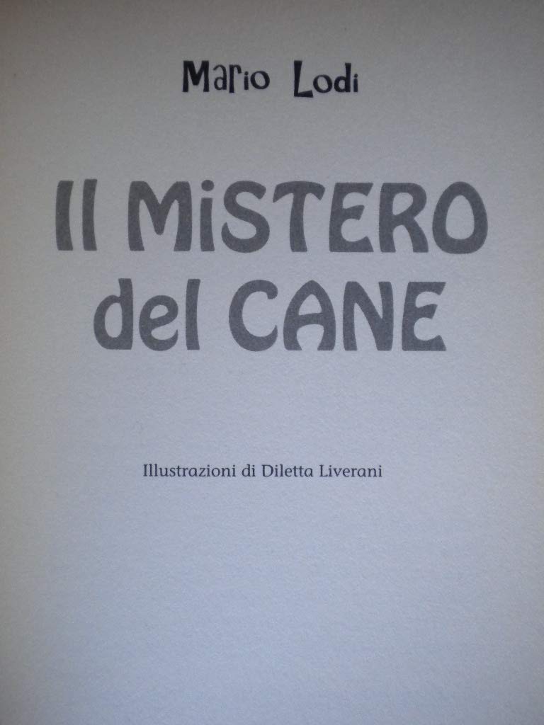 IL MISTERO DEL CANE
