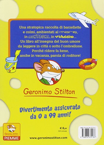 Libro - Le più belle barzellette in vacanza - Stilton, Geronimo