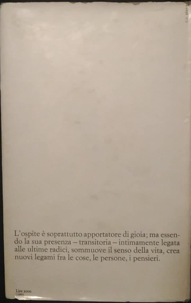 Libro - L'ospite (stampa 1973) - Romano Lalla