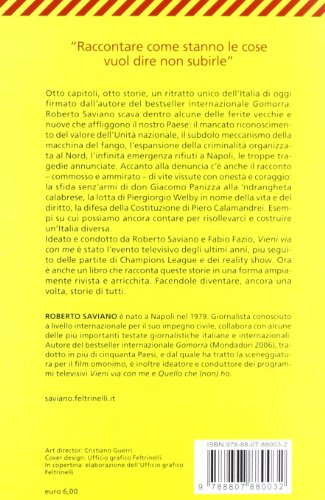 Libro - Vieni via con me - Saviano, Roberto