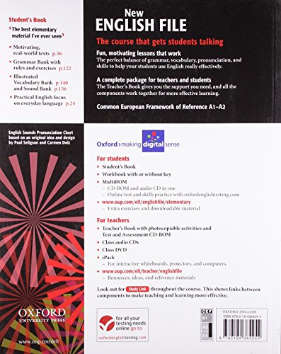 Libro - New English File. Elementary Student's book. Per le Scuole superiori: Six-level - Oxenden, Clive