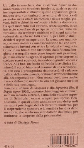 Libro - Doppio sogno - Schnitzler, Arthur