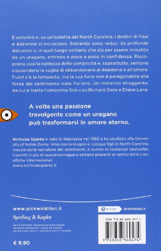 Libro - Come un uragano - Sparks, Nicholas
