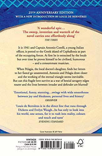 Libro - Captain Corelli's Mandolin : AS SEEN O - de Bernieres, Louis