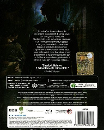 DVD - Sherlock Stagione 1-3 Limited Steelbook Edition ( 6 Blu-Ray) - Benedict Cumberbatch