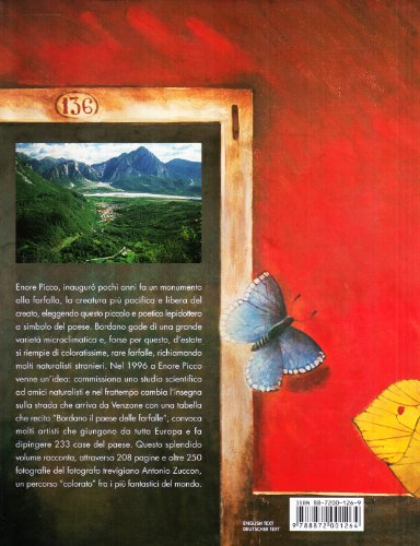 Libro - Bordano. Il paese che dipinge le sue farfalle. Ediz. italiana, inglese e tedesca - Zuccon, Antonio