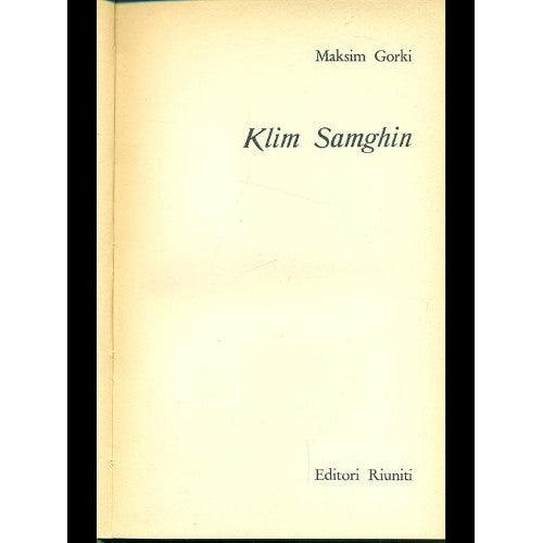 Book - Works 20: Klim Samghin - Maksim Gorki