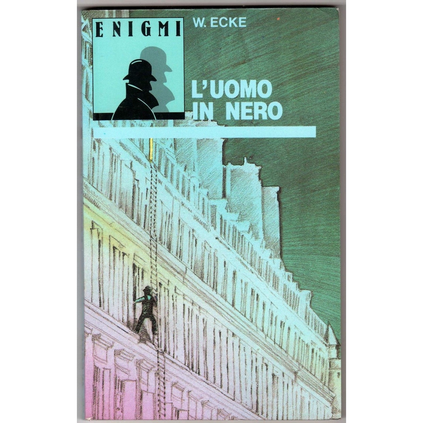 ENIGMI 2 L’uomo in nero Librogame libro game giallo per ragazzi PRIMA EDIZIONE