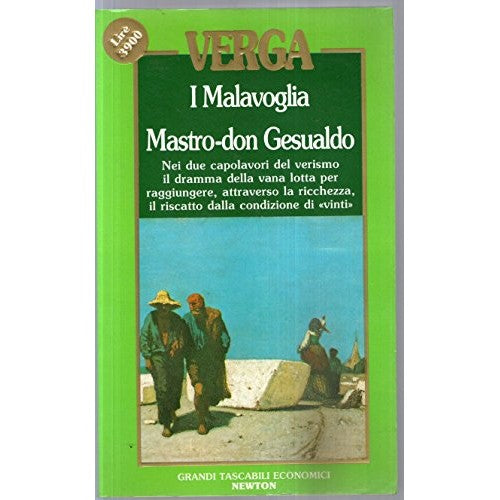 Book - Giovanni Verga: I Malavoglia Mastro-don Gesualdo Ed. Newton A31