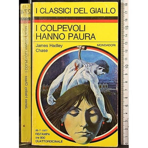 Libro - I colpevoli hanno paura - James, Hadley Chase