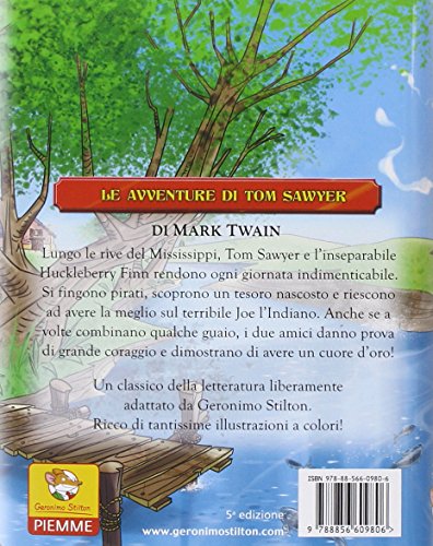 Libro - Le avventure di Tom Sawyer di Mark Twain - Stilton, Geronimo