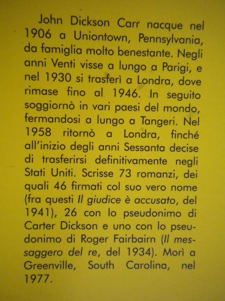 Il Giudice è accusato