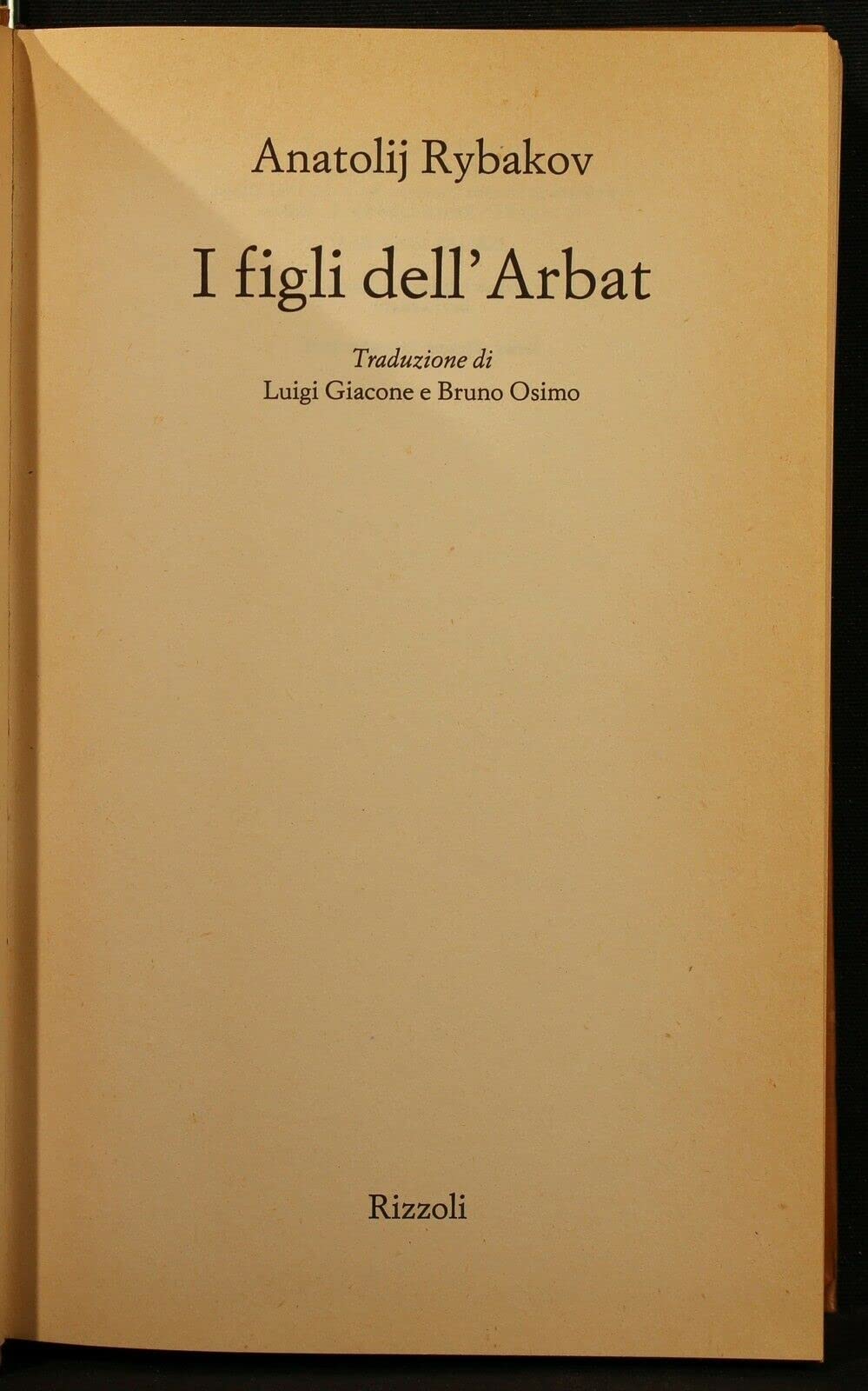 I figli dell'Arbat