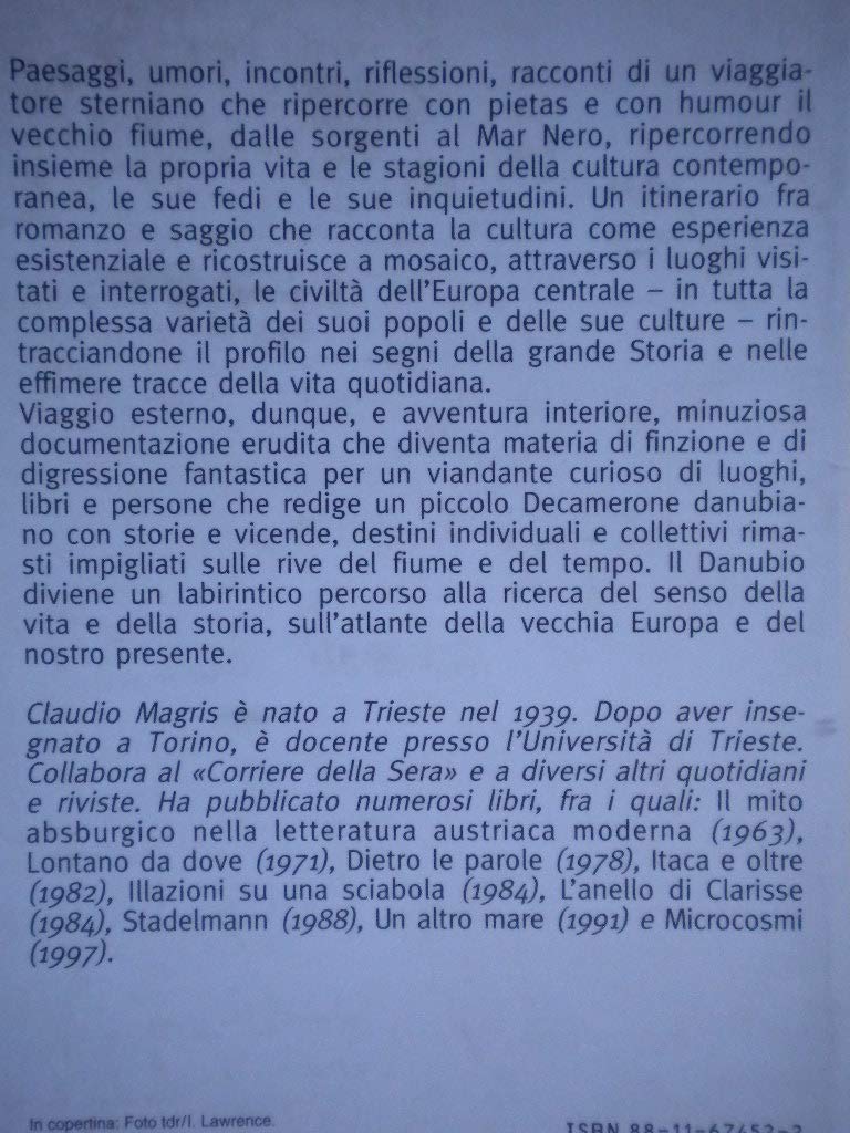 Libro - Danubio - Magris, Claudio