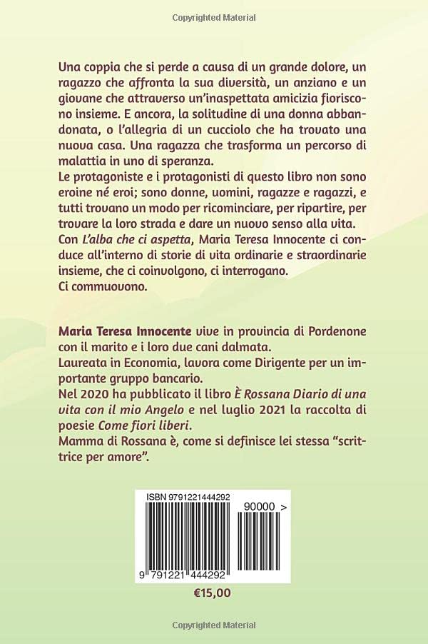 Libro - L'alba che ci aspetta - Innocente, Maria Teresa