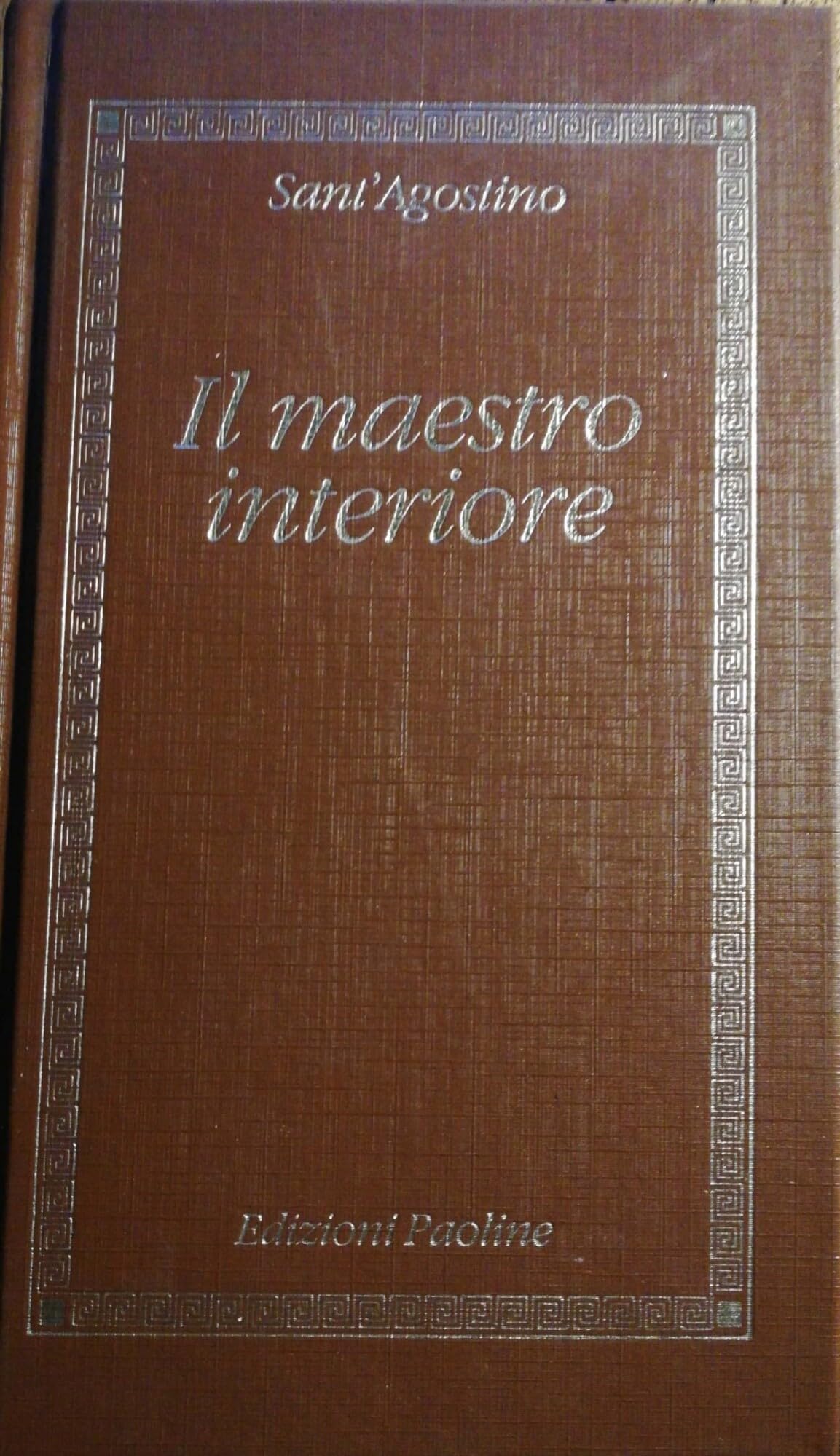 Libro - Il maestro interiore - Sant'Agostino
