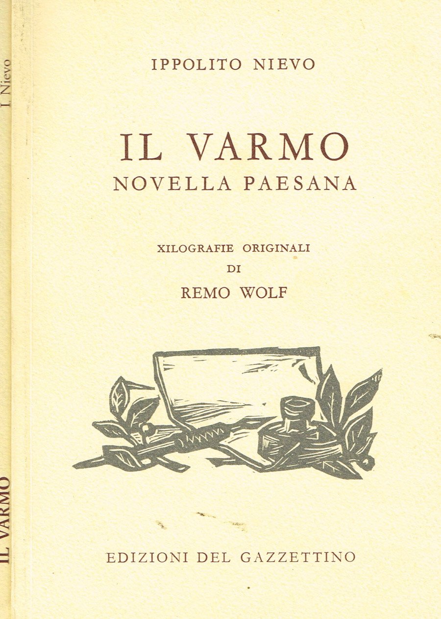 Libro - IL VARMO. Novella paesana. - IPPOLITO NIEVO