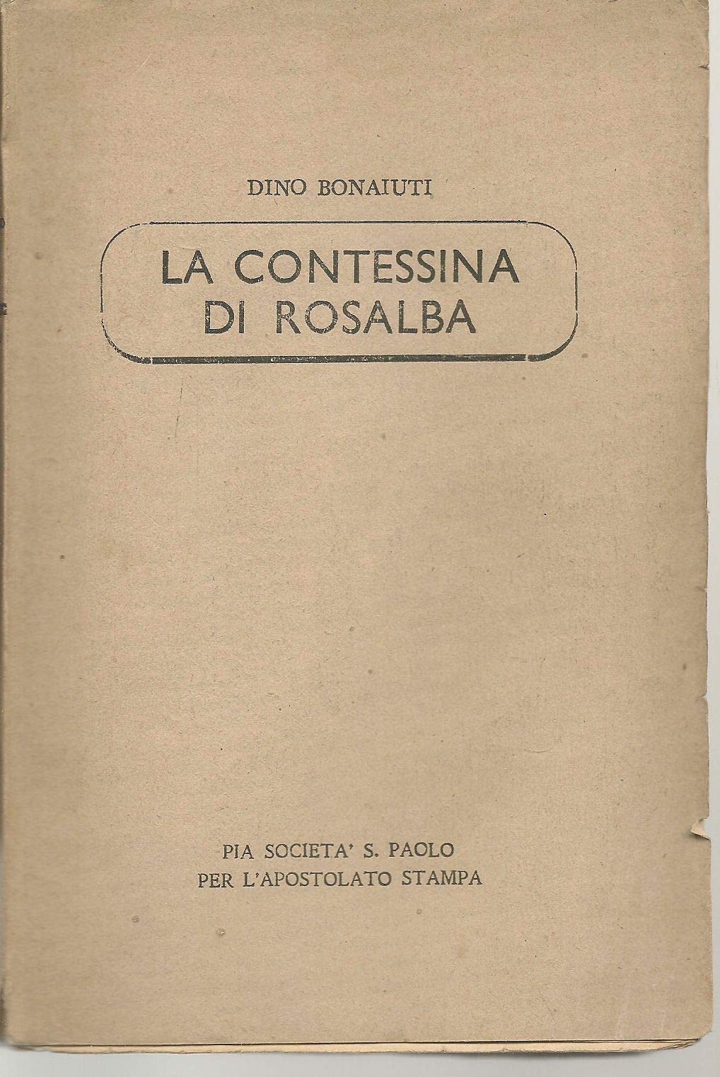 LA CONTESSINA DI ROSALBA.
