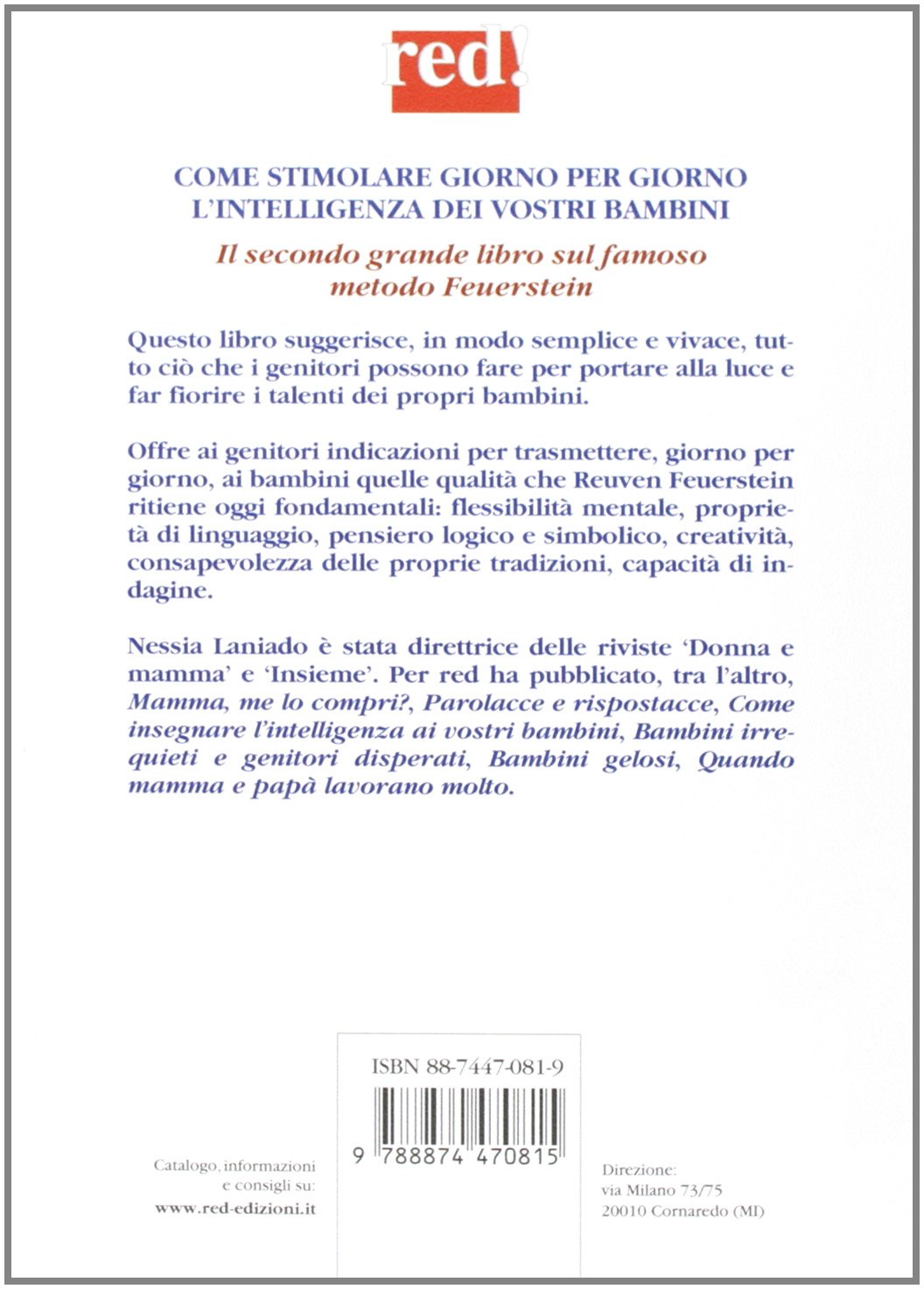Libro - Come stimolare giorno per giorno l'intelli - Nessia, Laniado