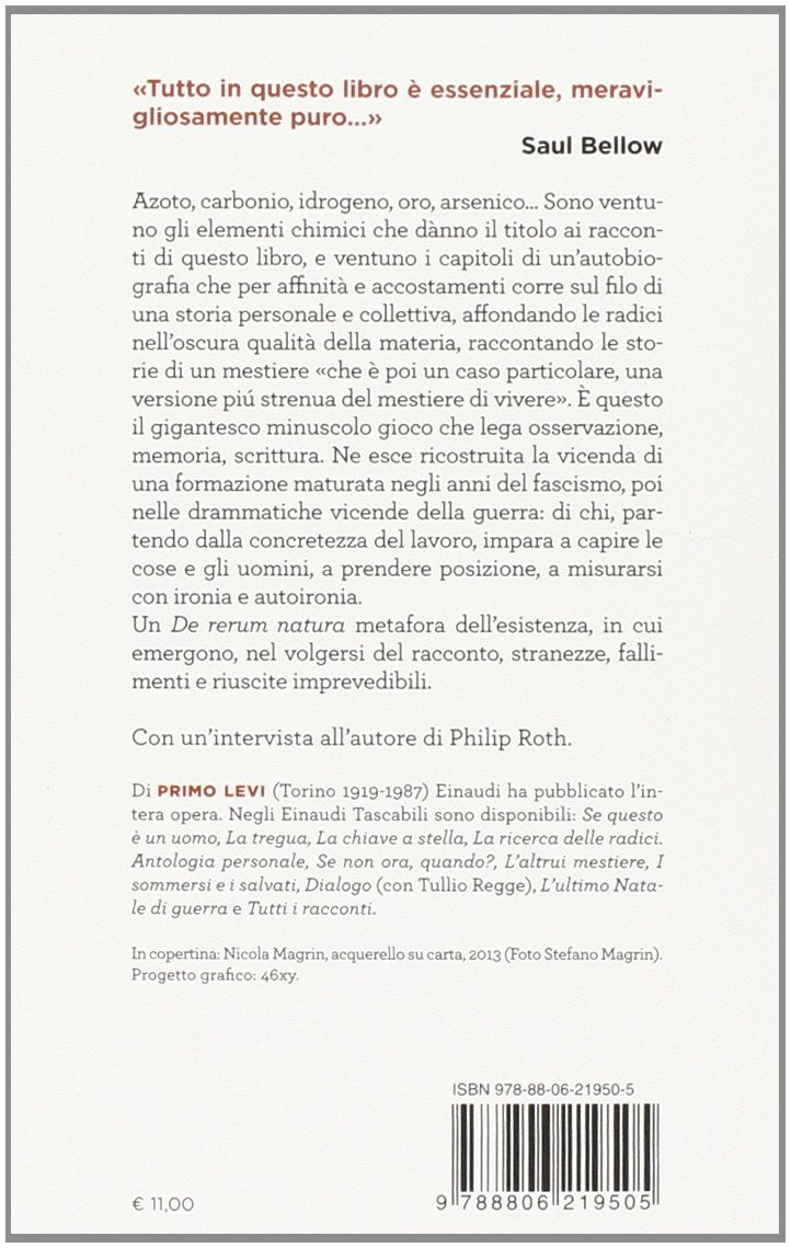 Libro - Il sistema periodico - Levi, Primo