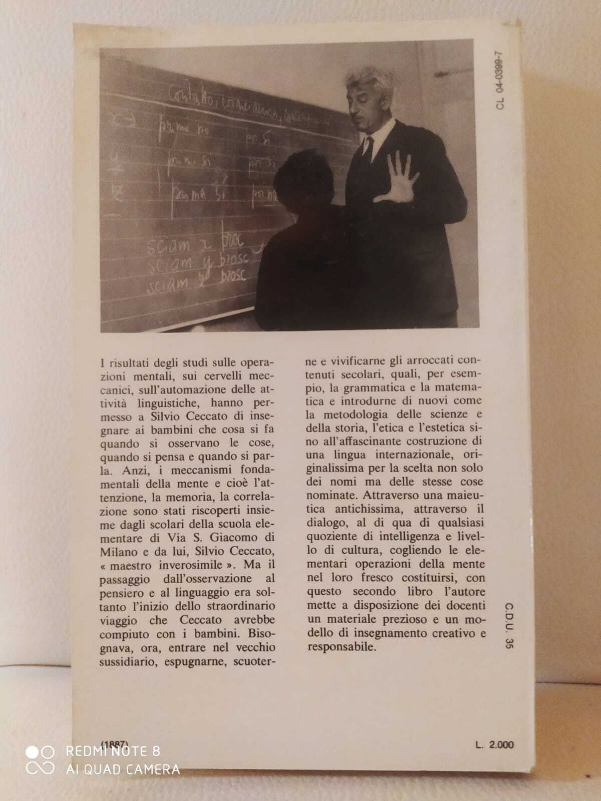 Libro - Il maestro inverosimile. Sussidiario del 2000. Seconde esperienze - Ceccato Silvio