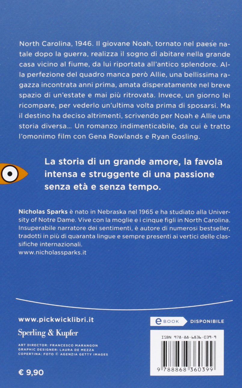 Libro - Le pagine della nostra vita - Sparks, Nicholas