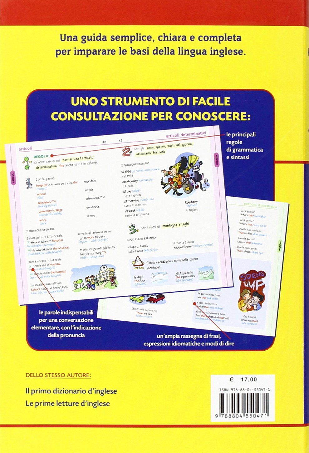 Libro - La prima grammatica d'inglese Illustrata e - Petroni, Paolo