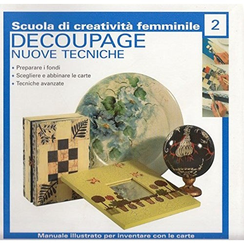 Libro - L- DONNA MODERNA MANUALE DECOUPAGE 2-- MONDADORI-- 1a ED- 20