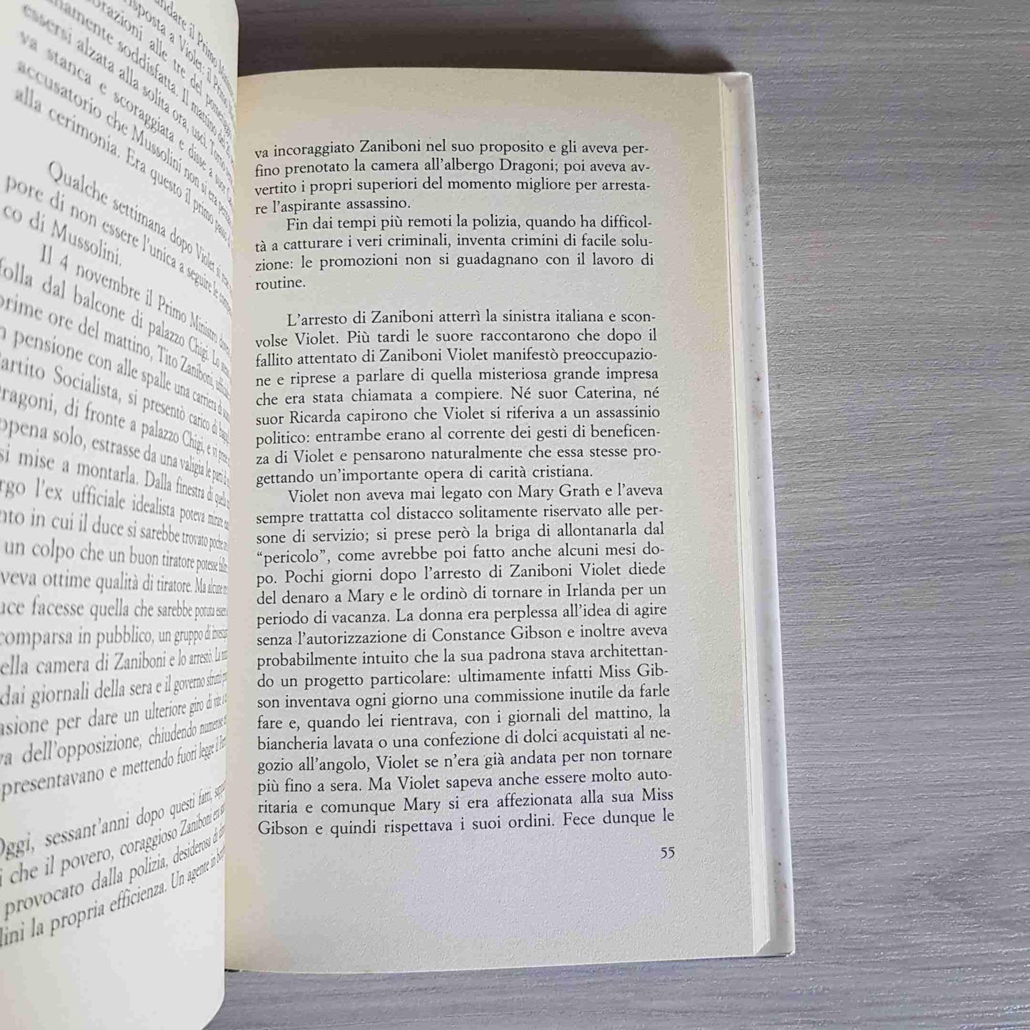 Libro - La donna che sparò a Mussolini - Collin, O. Richard