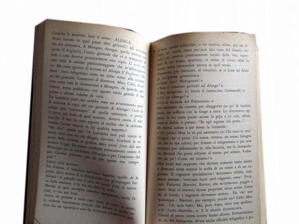 Libro - IL FU MATTIA PASCAL ROMANZO DI LUIGI PIRANDELLO - MONDADORI