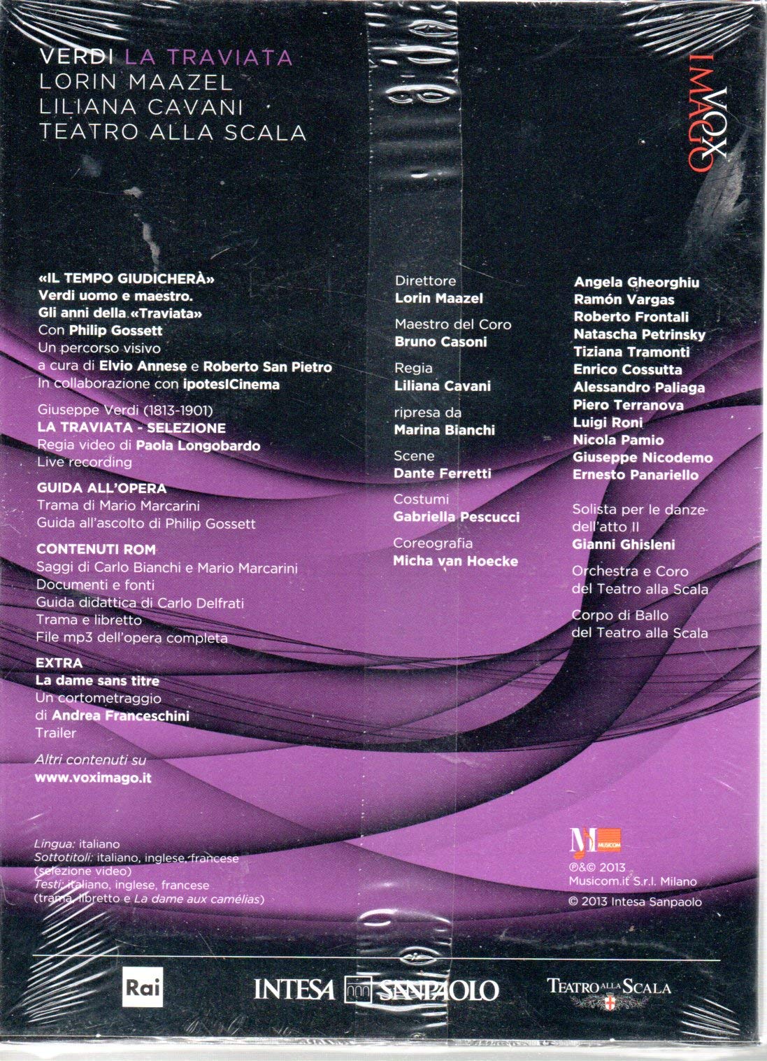 DVD - Verdi La traviata Lorin Maazel Liliana Cavani Teatro alla Sc