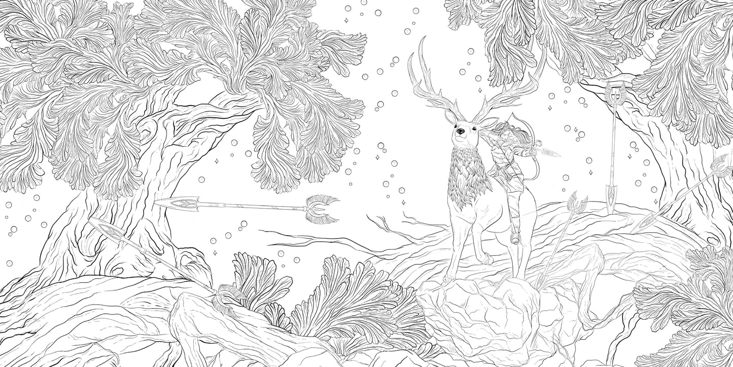 Mondi fantastici. Disegni da colorare. Ediz. illustrata