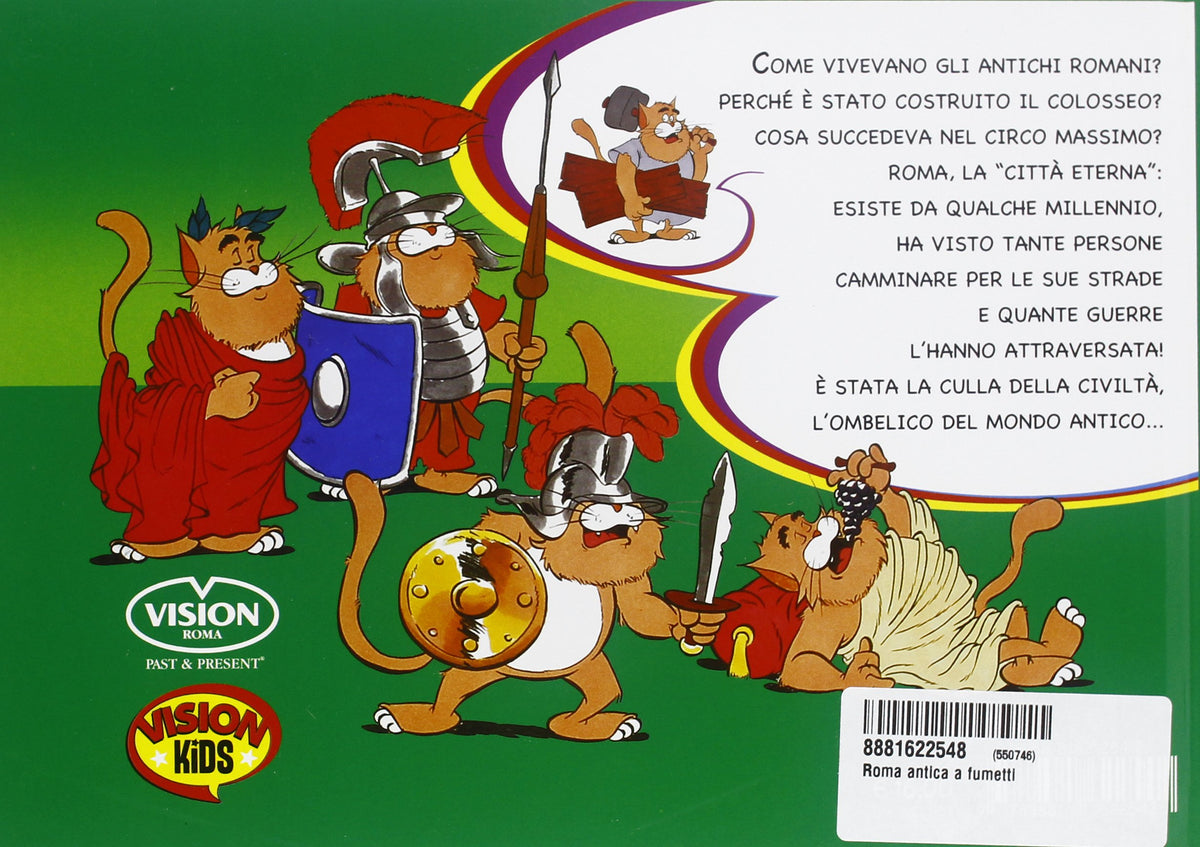 Libro - Roma antica a fumetti Un viaggio nel p - Tavormina, Maurilio