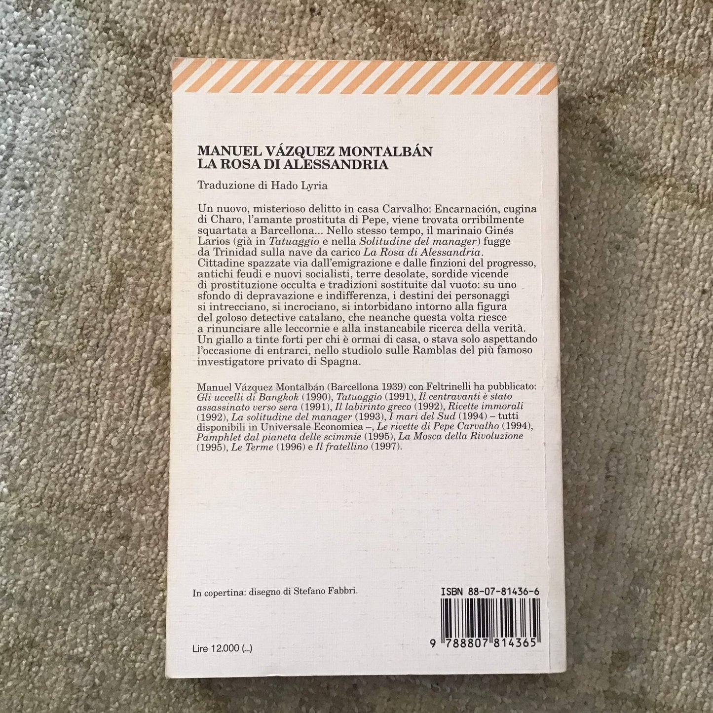 Libro - La rosa di Alessandria - Vázquez Montalbán, Manuel