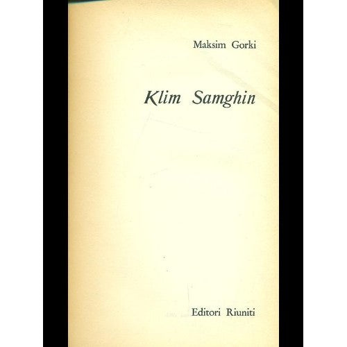 Libro - Opere vol 17: Klim Samghin - Maksim, Gorki