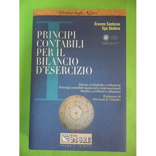 Libro - I principi contabili per il bilancio d'es - Santesso, Erasmo