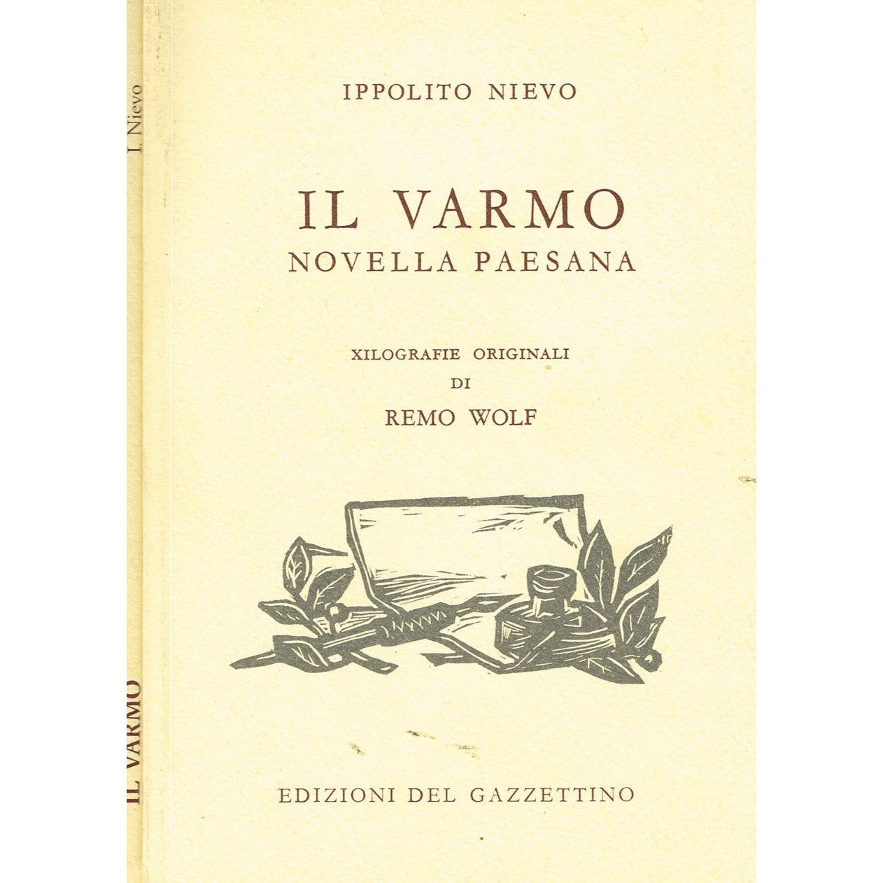 Libro - IL VARMO Novella paesana - Ippolito Nievo
