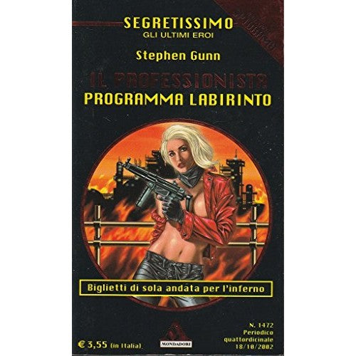 Libro - Il professionista Programma labirinto Mondadori Segretissimo
