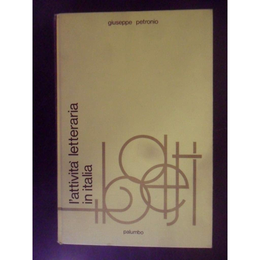 Libro - ATTIVITA LETTERARIA IN ITALIA 1979 - G.Petronio